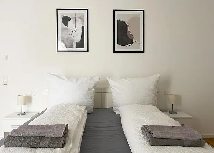 Apartment Moderne Im Herzen Der Stadt I Private Tiefgarage Mit Ladesäulen I Home2share Ibbenbüren